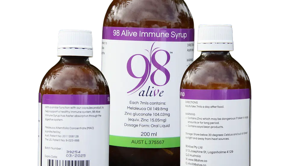 98Alive Immune System Syrup - Image 3